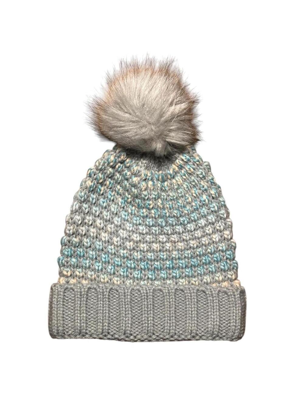 Jessica Simpson Knit Pom Pom Beanie – One Size – Cozy Winter Hat